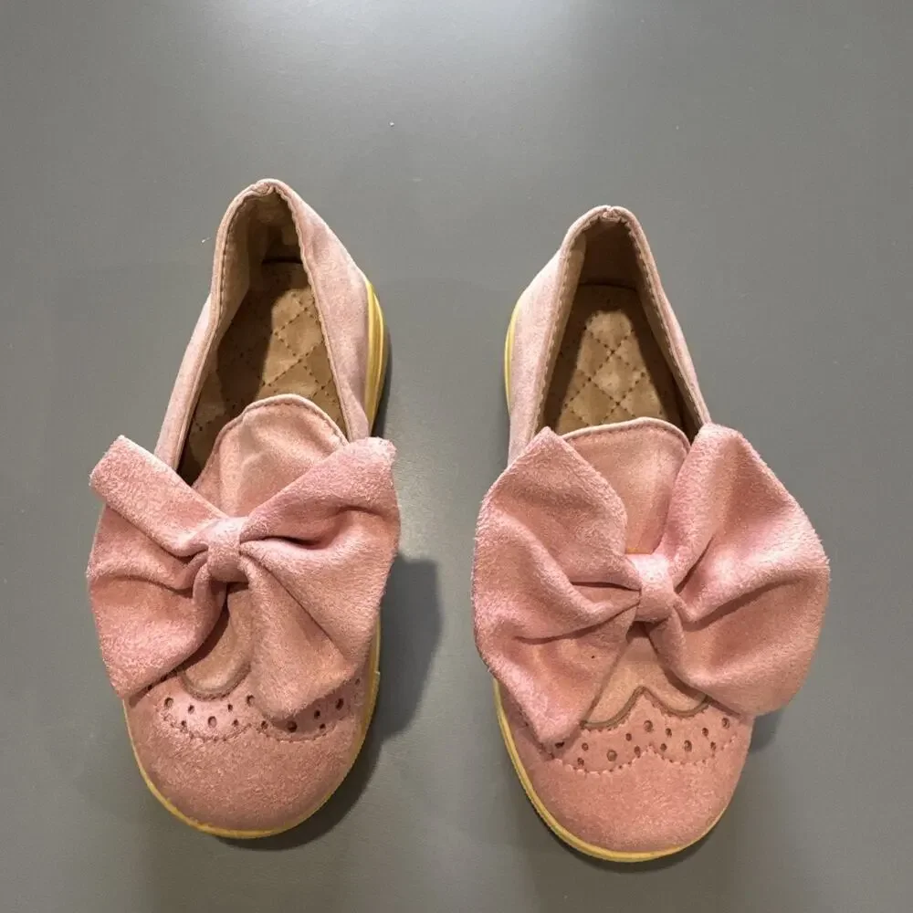Lot of 2 pairs Toddler Girls Size 9 Faux Suede Shoes Sam Edelman Twin Bunny